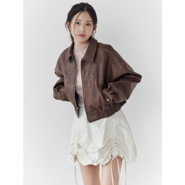 ドロストバルーンミニスカート | CALNAMUR | 詳細画像9 