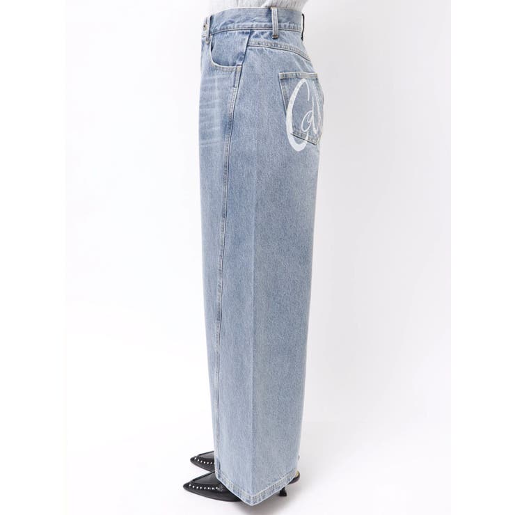 バックデザインワイドデニム | CALNAMUR | 詳細画像35 
