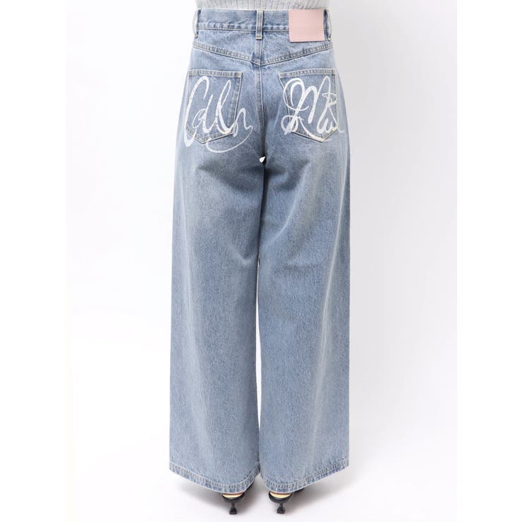 バックデザインワイドデニム | CALNAMUR | 詳細画像36 