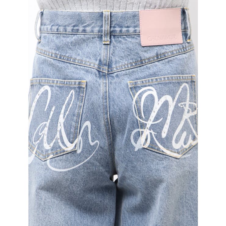 バックデザインワイドデニム | CALNAMUR | 詳細画像37 