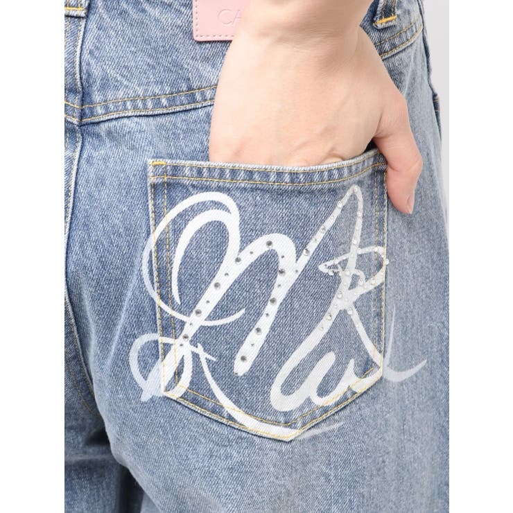 バックデザインワイドデニム | CALNAMUR | 詳細画像38 