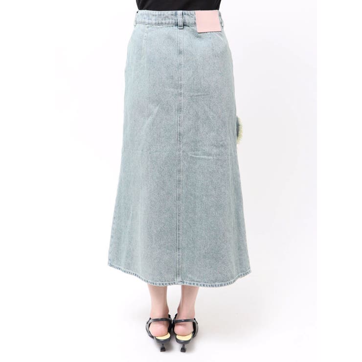 フリルスリットデニムミニスカート | CALNAMUR | 詳細画像11 