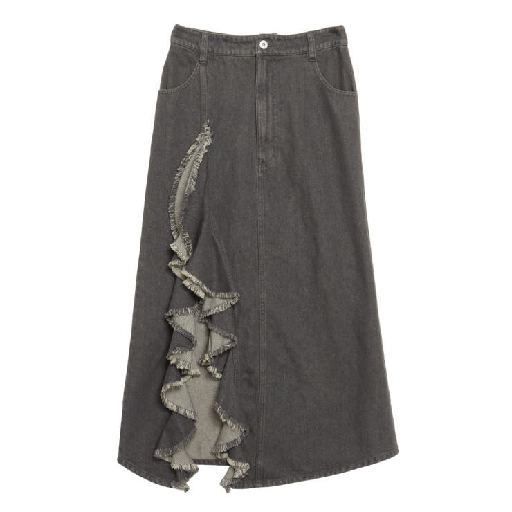 フリルスリットデニムミニスカート | CALNAMUR | 詳細画像20 