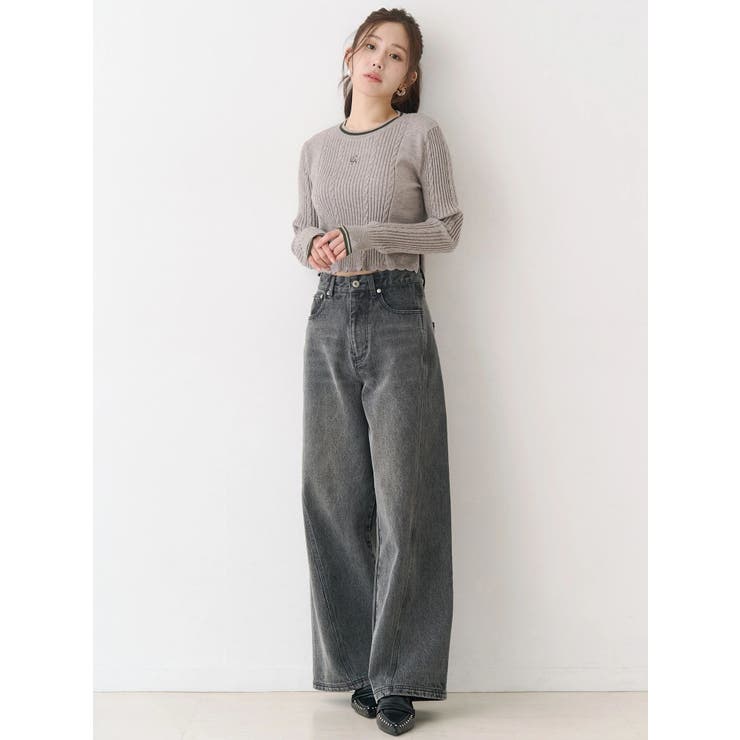 ケーブルMIXコンパクトニット | CALNAMUR | 詳細画像21 