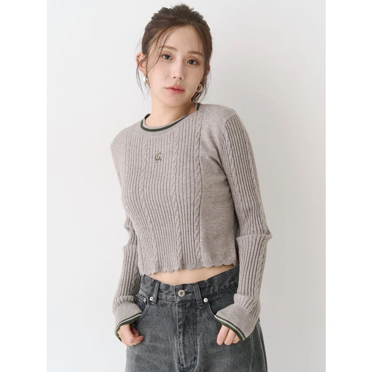 ケーブルMIXコンパクトニット | CALNAMUR | 詳細画像4 