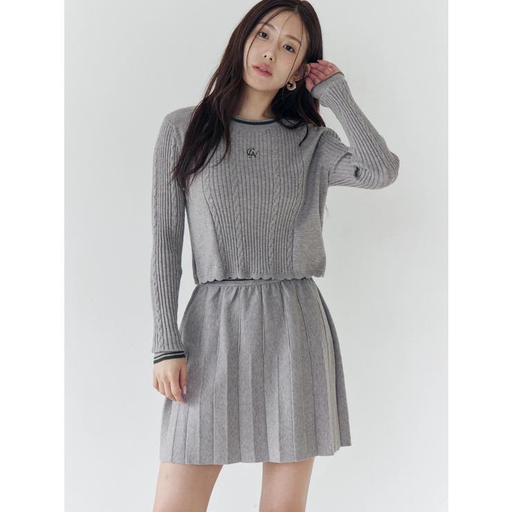 ケーブルMIXコンパクトニット | CALNAMUR | 詳細画像7 