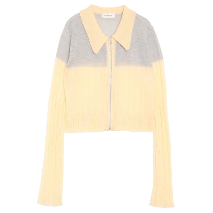 フロントジップバイカラーニット | CALNAMUR | 詳細画像46 