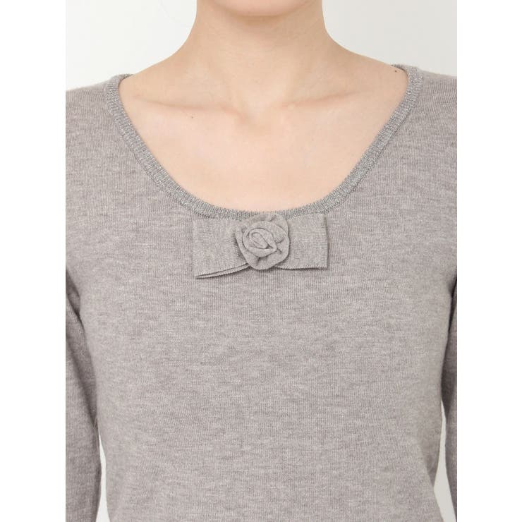 コサージュリボンコンパクトニット | CALNAMUR | 詳細画像26 