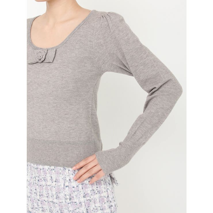 コサージュリボンコンパクトニット | CALNAMUR | 詳細画像27 