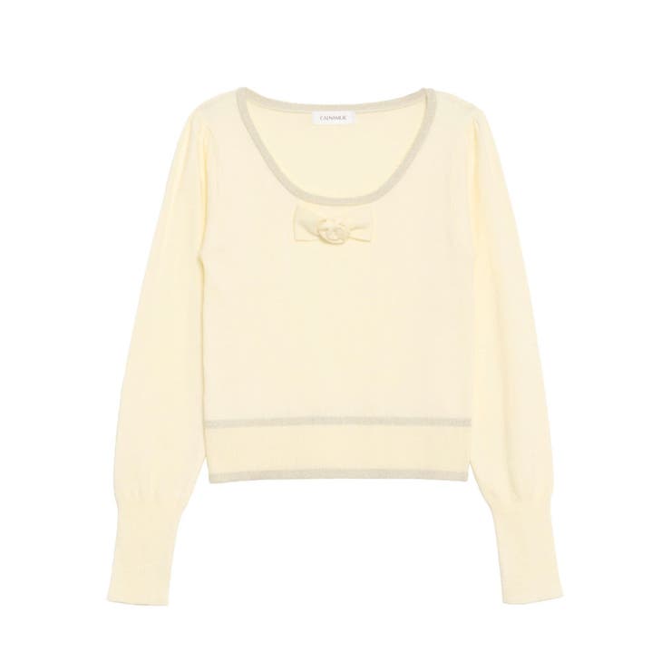 コサージュリボンコンパクトニット | CALNAMUR | 詳細画像35 