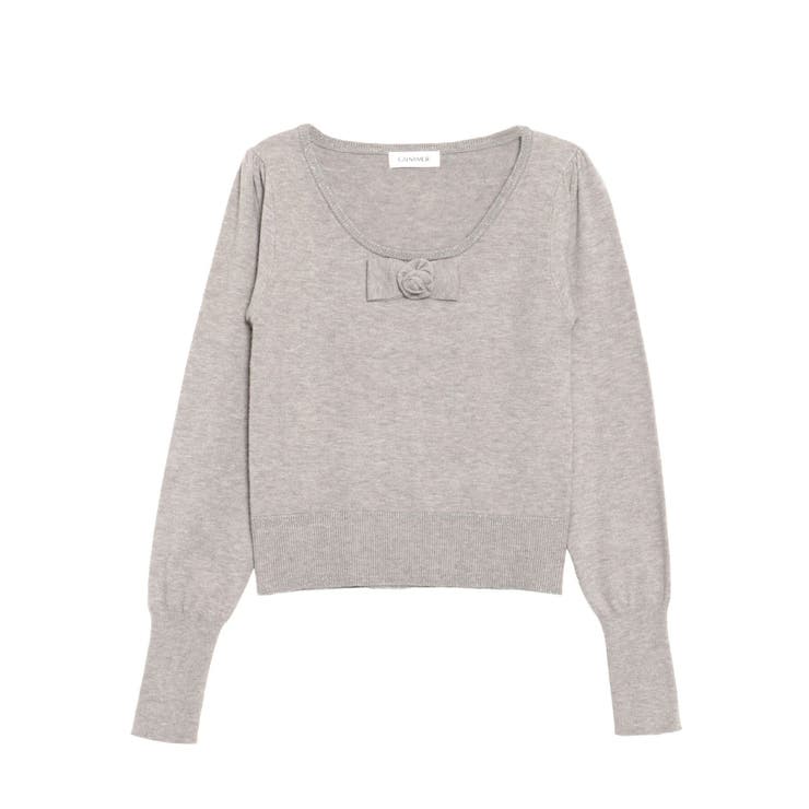 コサージュリボンコンパクトニット | CALNAMUR | 詳細画像37 