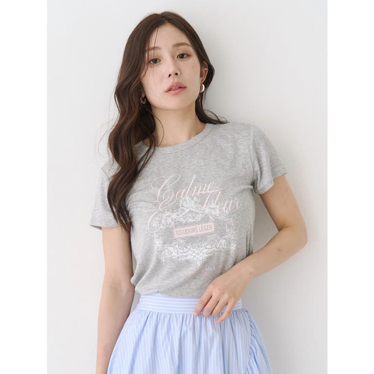 オーナメントモチーフプリントTシャツ | CALNAMUR | 詳細画像11 