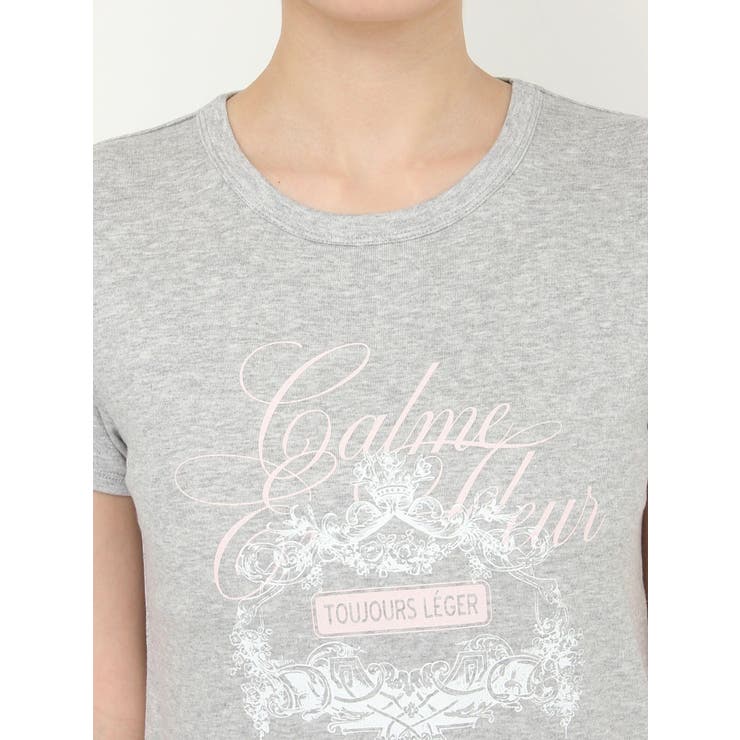 オーナメントモチーフプリントTシャツ | CALNAMUR | 詳細画像34 