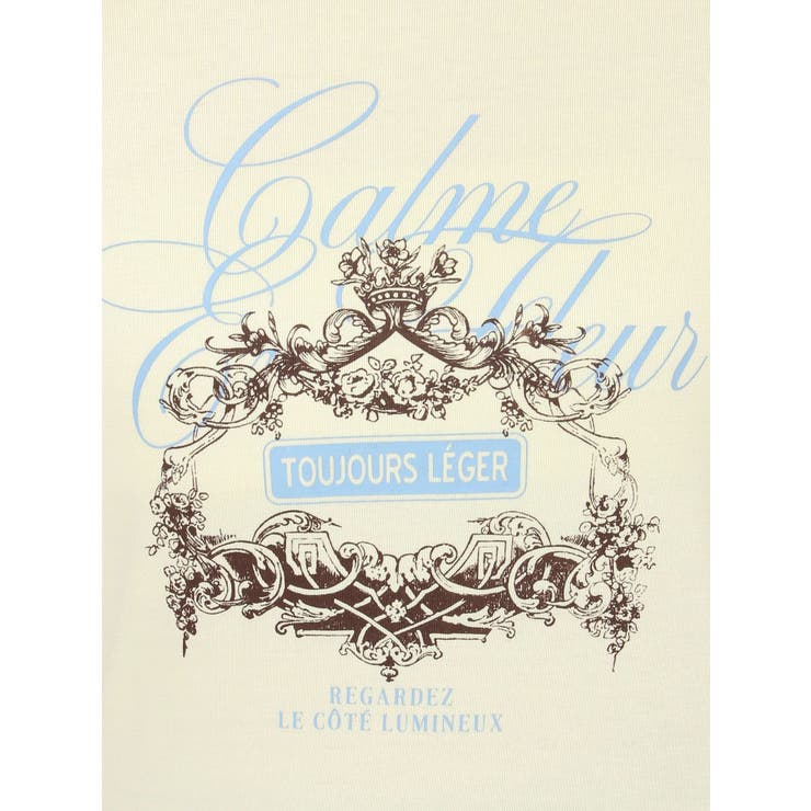 オーナメントモチーフプリントTシャツ | CALNAMUR | 詳細画像41 