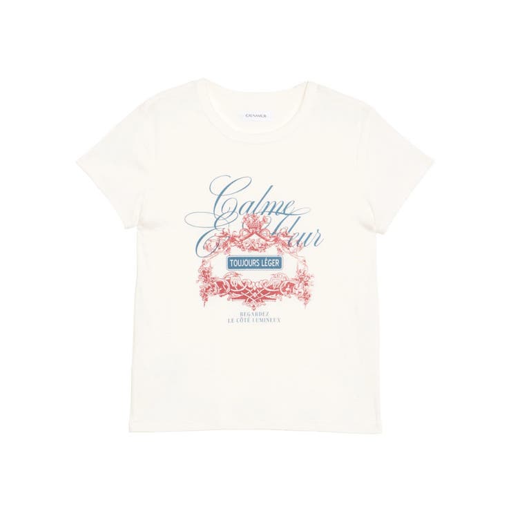 オーナメントモチーフプリントTシャツ | CALNAMUR | 詳細画像43 