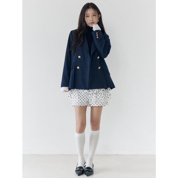 レーヨンハイネックドッキングトップス | CALNAMUR | 詳細画像15 