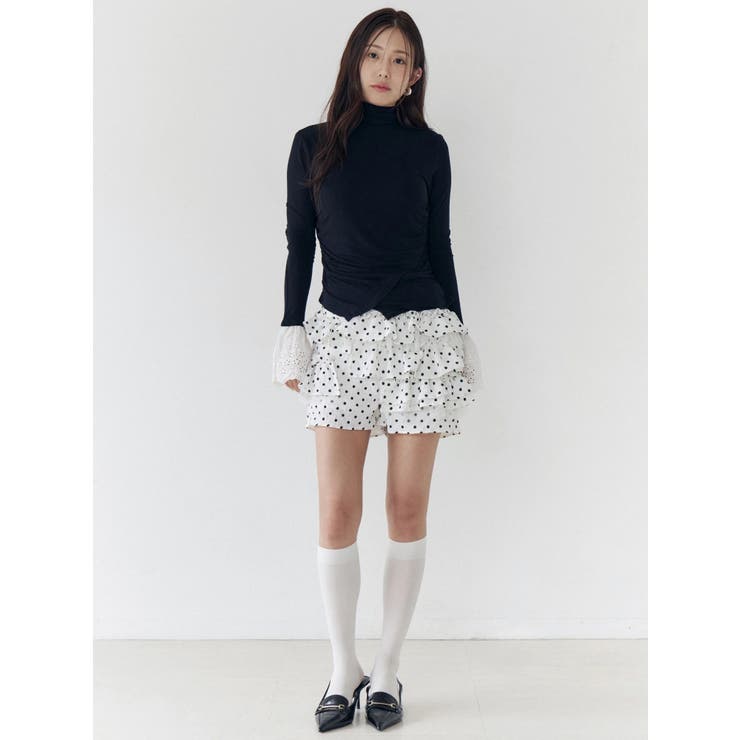 レーヨンハイネックドッキングトップス | CALNAMUR | 詳細画像20 