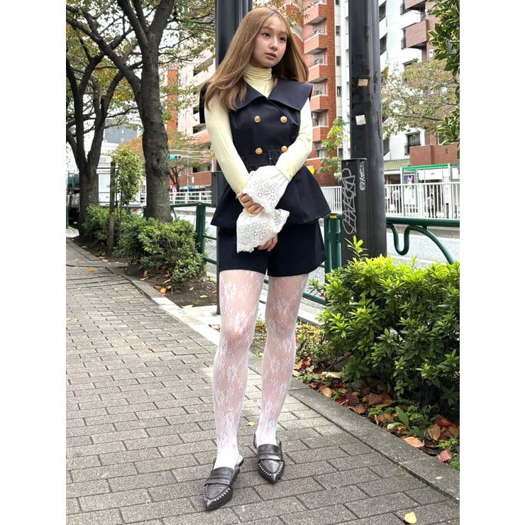 レーヨンハイネックドッキングトップス | CALNAMUR | 詳細画像25 