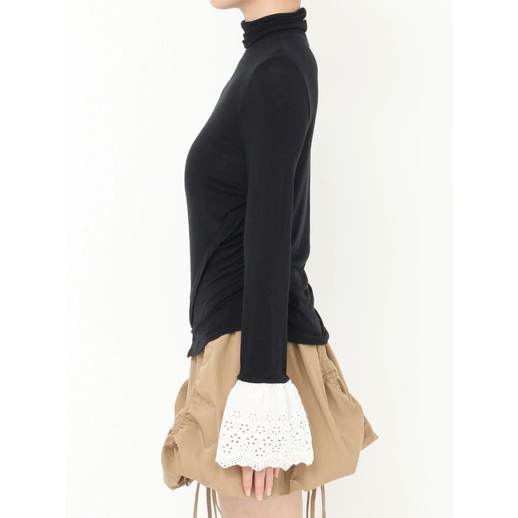 レーヨンハイネックドッキングトップス | CALNAMUR | 詳細画像34 