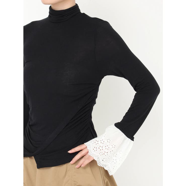 レーヨンハイネックドッキングトップス | CALNAMUR | 詳細画像37 