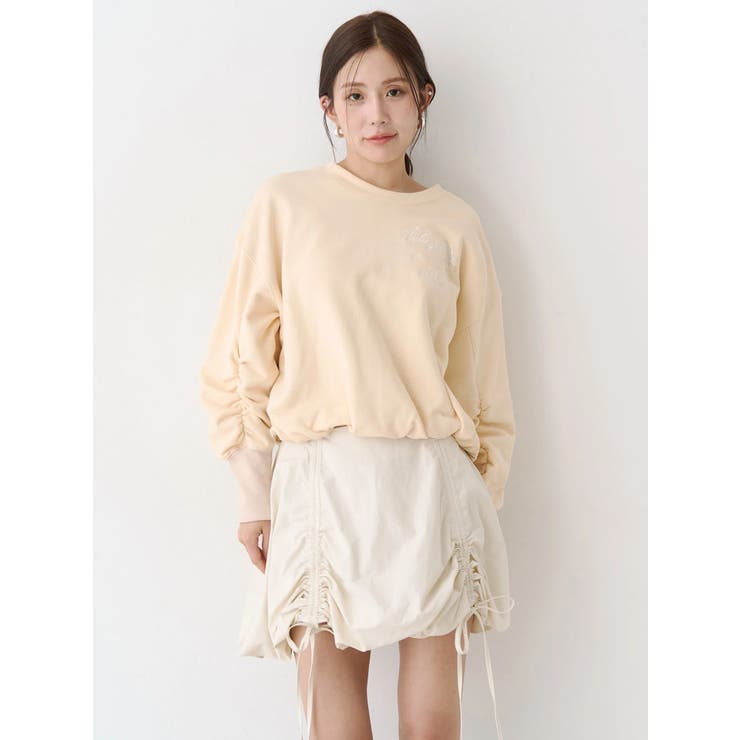 バックリボンスウェットトップス | CALNAMUR | 詳細画像14 