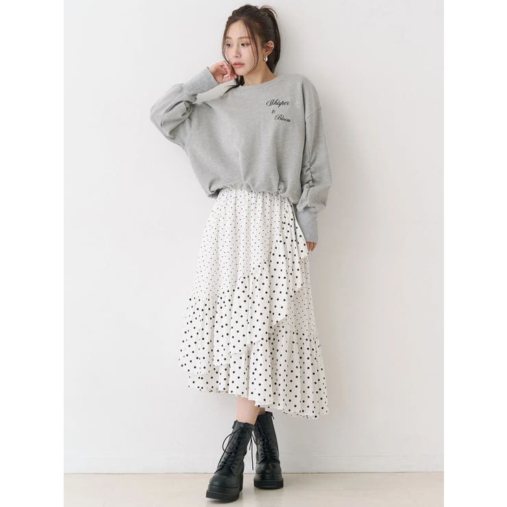 バックリボンスウェットトップス | CALNAMUR | 詳細画像17 