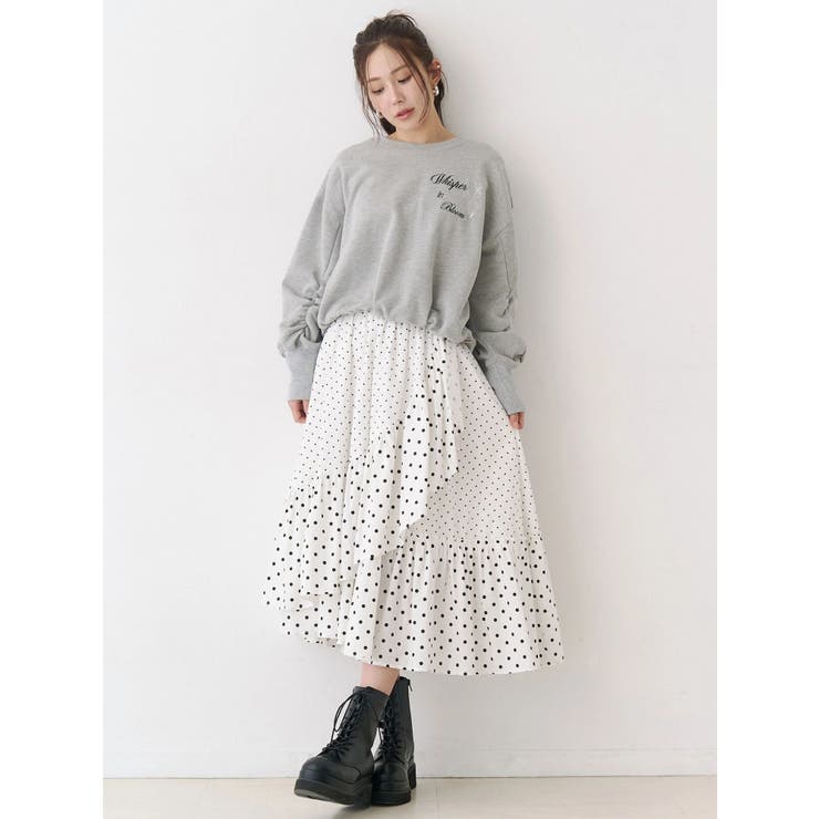 バックリボンスウェットトップス | CALNAMUR | 詳細画像18 