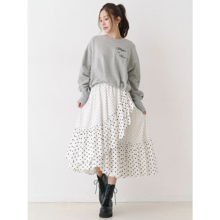 バックリボンスウェットトップス | CALNAMUR | 詳細画像19 