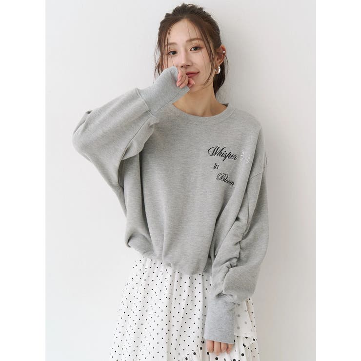 バックリボンスウェットトップス | CALNAMUR | 詳細画像2 