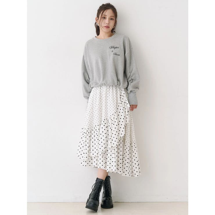 バックリボンスウェットトップス | CALNAMUR | 詳細画像20 