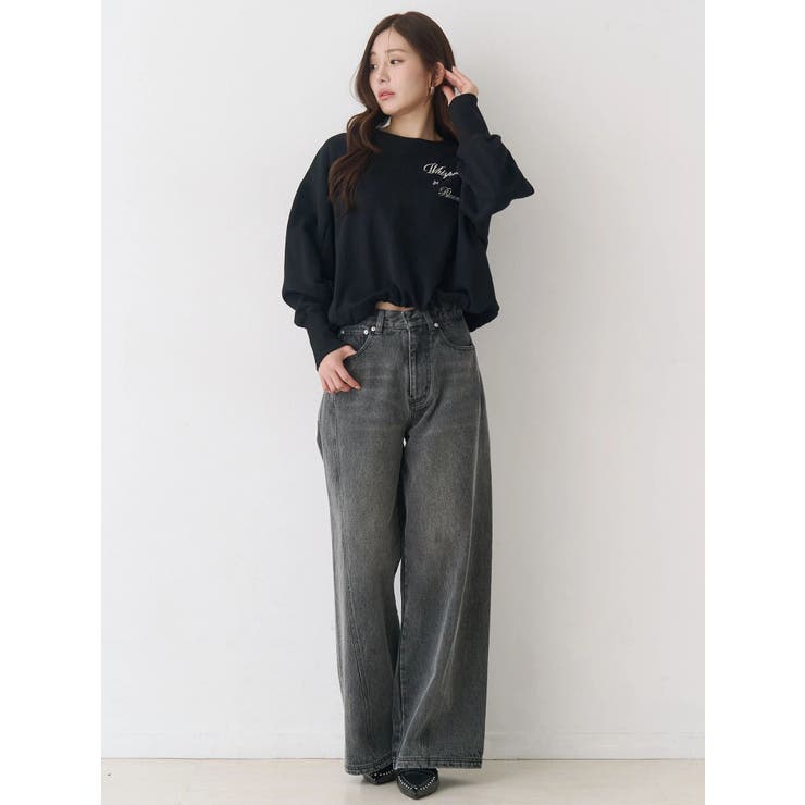 バックリボンスウェットトップス | CALNAMUR | 詳細画像23 