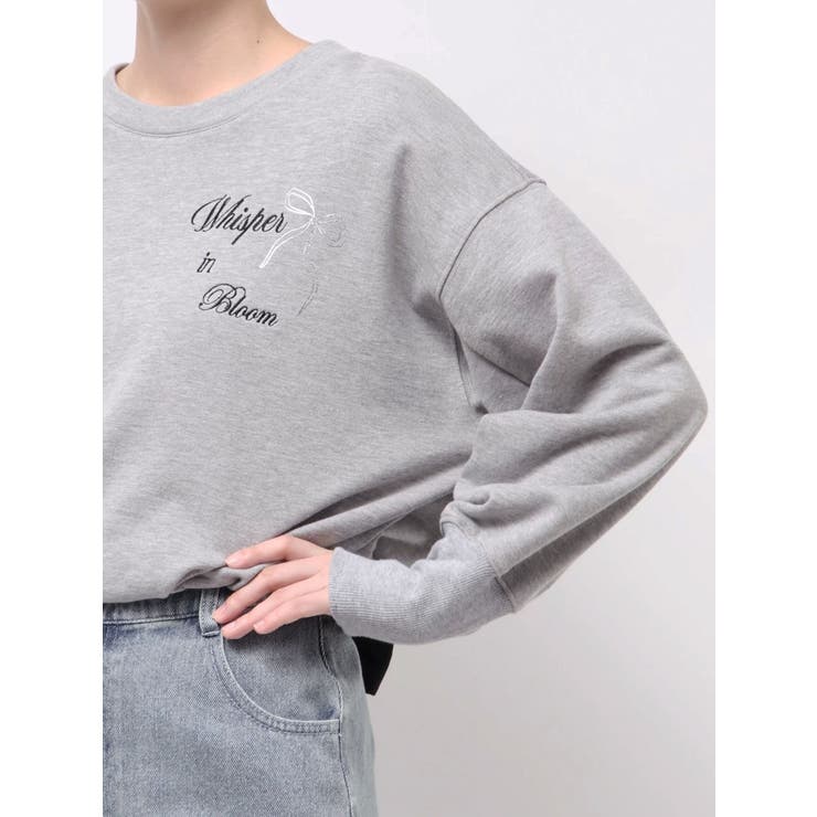 バックリボンスウェットトップス | CALNAMUR | 詳細画像30 