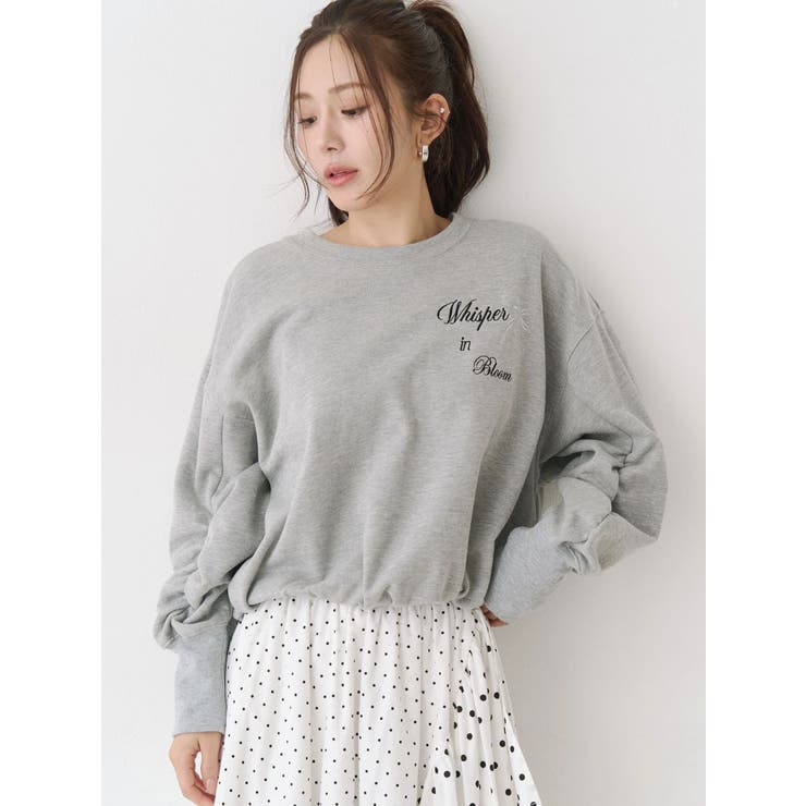 バックリボンスウェットトップス | CALNAMUR | 詳細画像5 