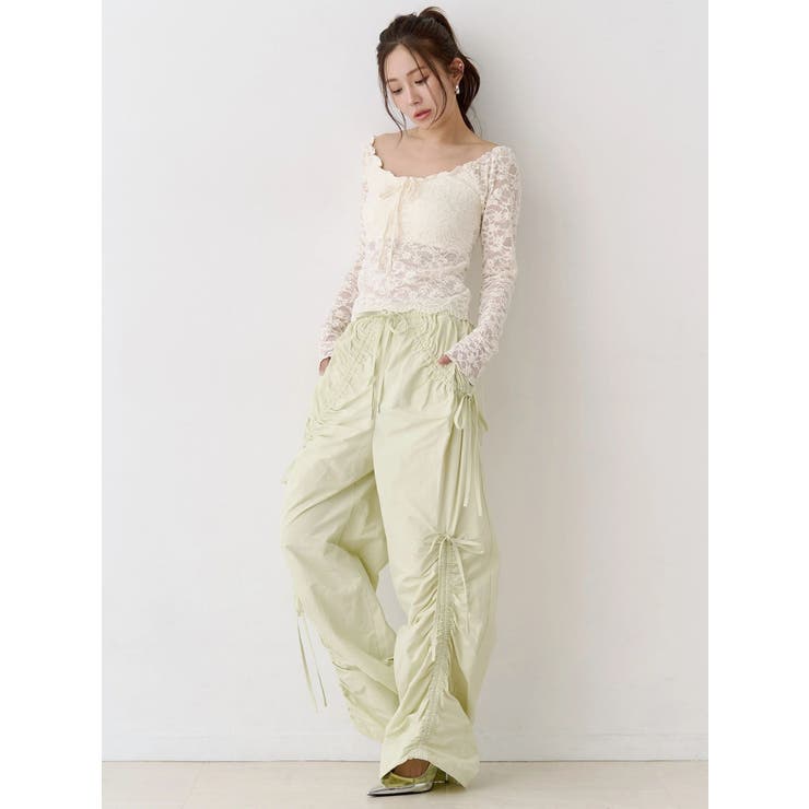 ピーチレースパットイントップス | CALNAMUR | 詳細画像24 