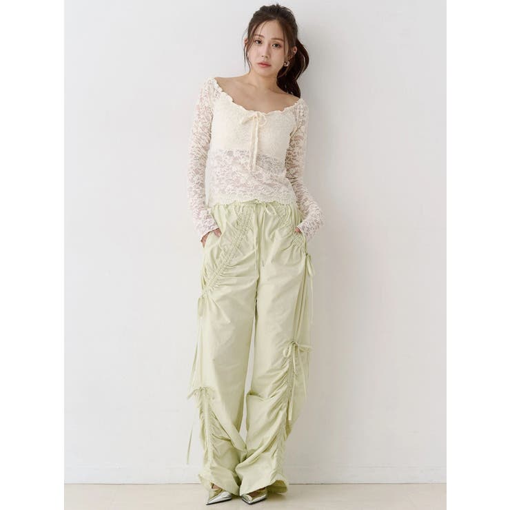 ピーチレースパットイントップス | CALNAMUR | 詳細画像28 