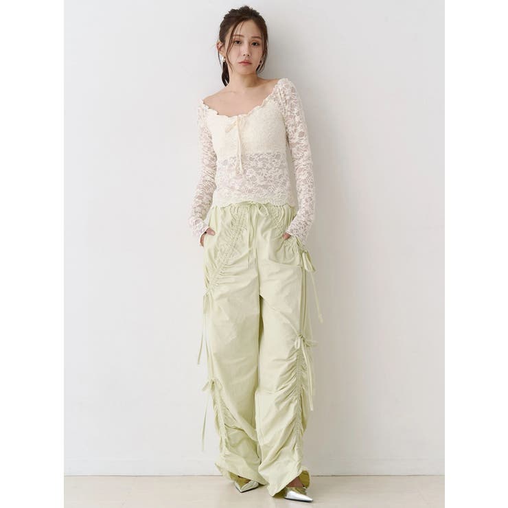 ピーチレースパットイントップス | CALNAMUR | 詳細画像30 