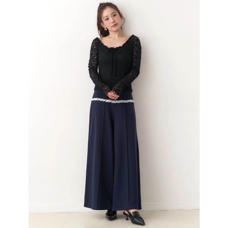 ピーチレースパットイントップス | CALNAMUR | 詳細画像33 