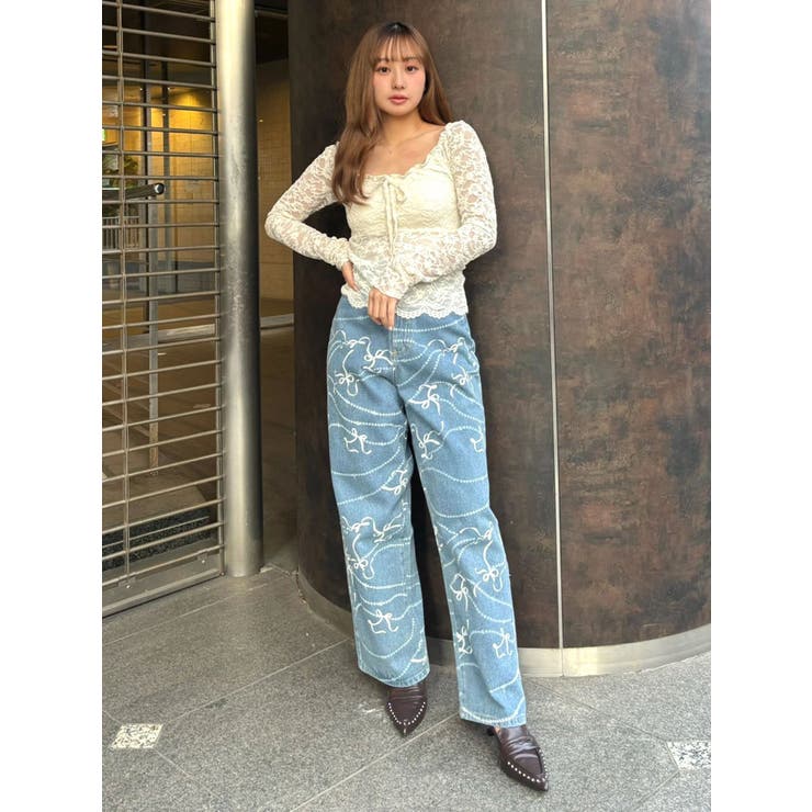 ピーチレースパットイントップス | CALNAMUR | 詳細画像38 