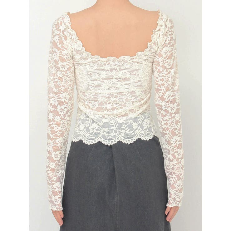 ピーチレースパットイントップス | CALNAMUR | 詳細画像42 