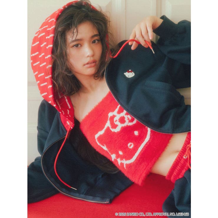【HELLO KITTYコラボ】シャギーニットアンサンブル | CALNAMUR | 詳細画像12 
