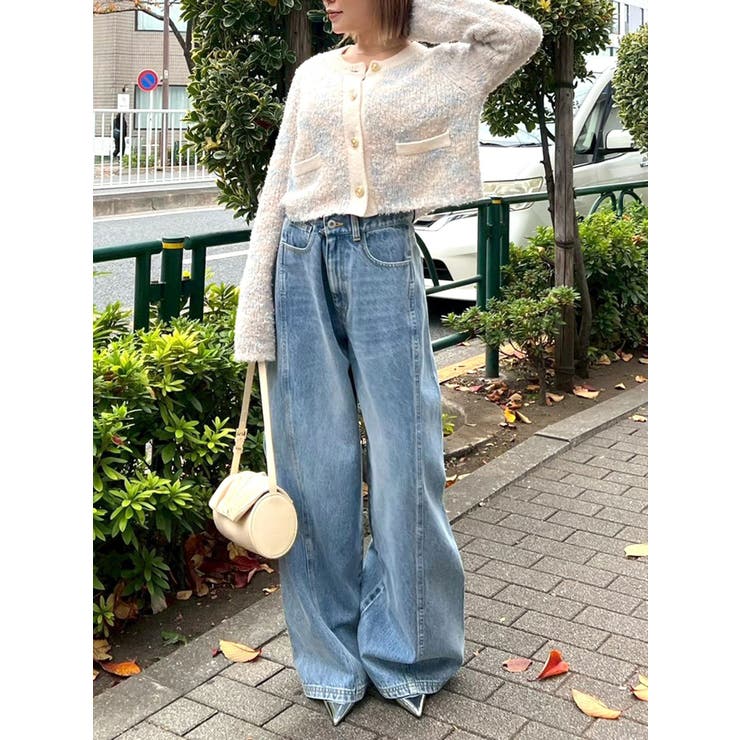 ファンシーヤーンクラシカルニットカーディガン | CALNAMUR | 詳細画像39 