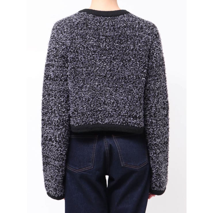ファンシーヤーンクラシカルニットカーディガン | CALNAMUR | 詳細画像45 