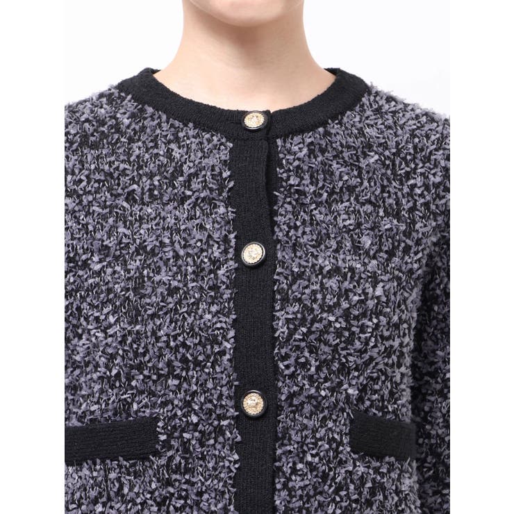 ファンシーヤーンクラシカルニットカーディガン | CALNAMUR | 詳細画像46 