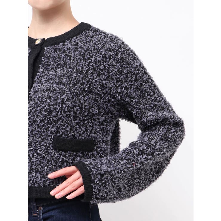 ファンシーヤーンクラシカルニットカーディガン | CALNAMUR | 詳細画像47 