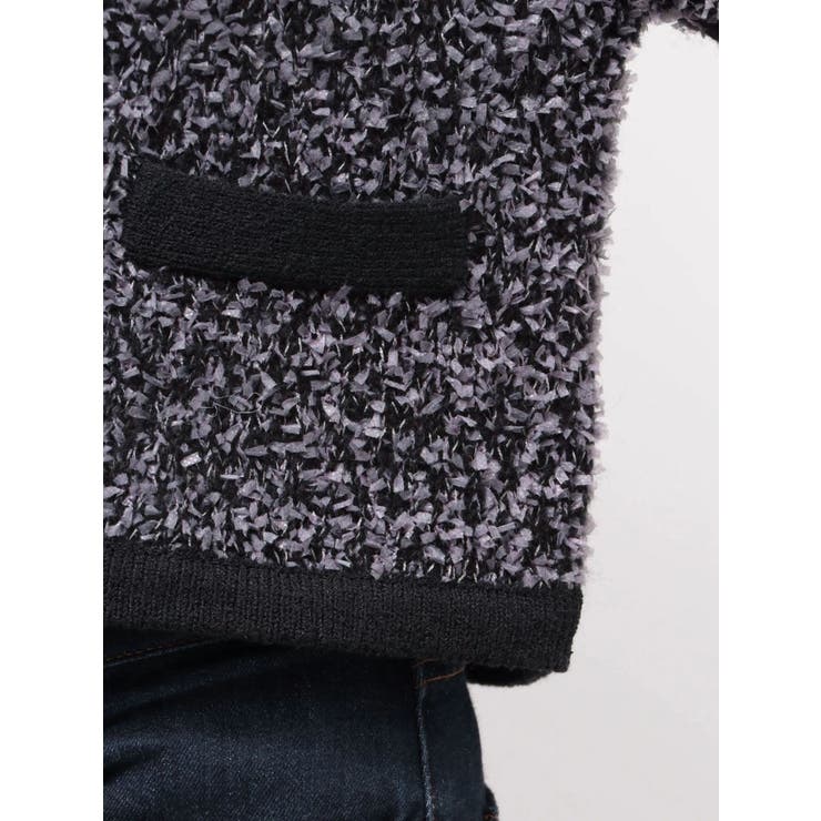 ファンシーヤーンクラシカルニットカーディガン | CALNAMUR | 詳細画像48 