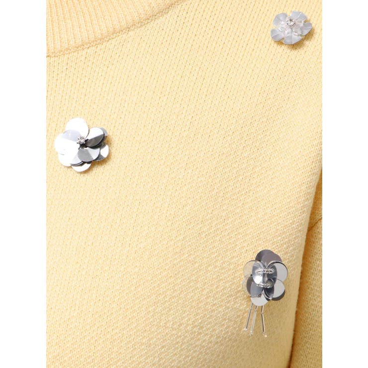 フロントジップビジューニットカーディガン | CALNAMUR | 詳細画像30 