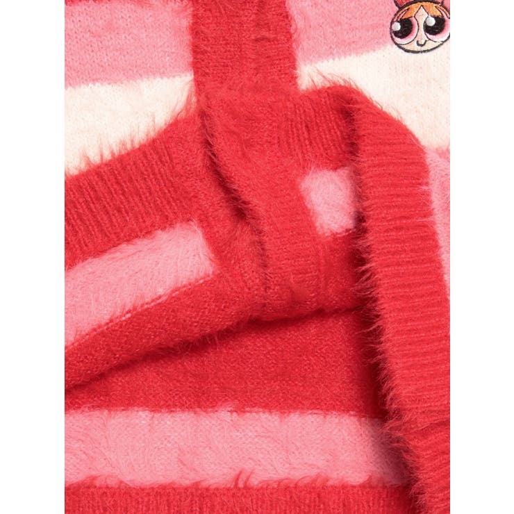 【パワーパフ ガールズ】カラーボーダーニットカーデ | CALNAMUR | 詳細画像10 