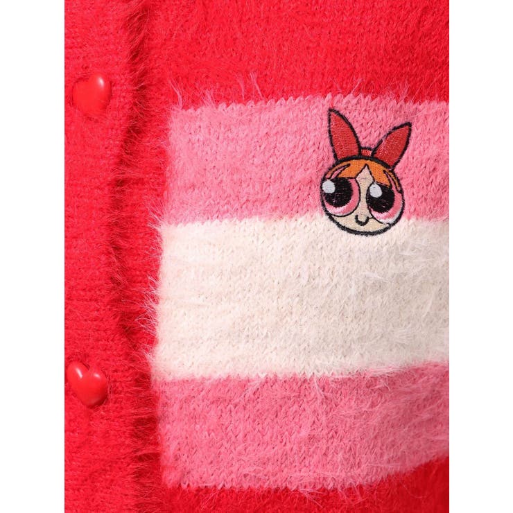 【パワーパフ ガールズ】カラーボーダーニットカーデ | CALNAMUR | 詳細画像14 