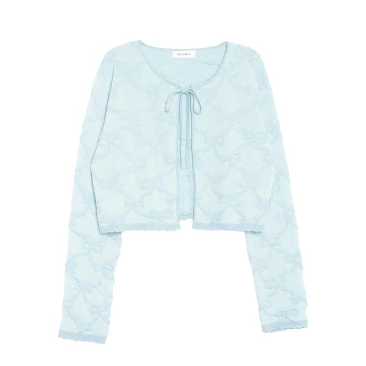 リボンジャガードカーディガン | CALNAMUR | 詳細画像38 