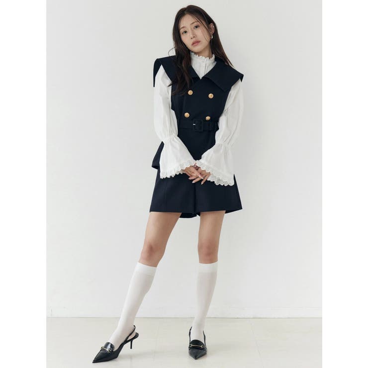 ダブルブレストビッグカラージレ | CALNAMUR | 詳細画像10 